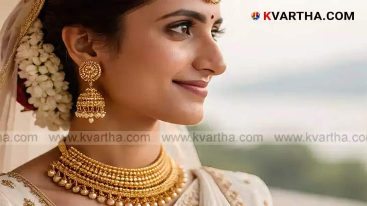 Bride Representing Kerala Gold Price July 10