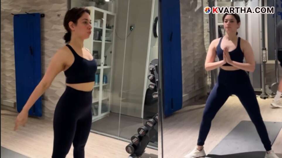 Actress Tamannaah Bhatia revealing her fitness secrets.