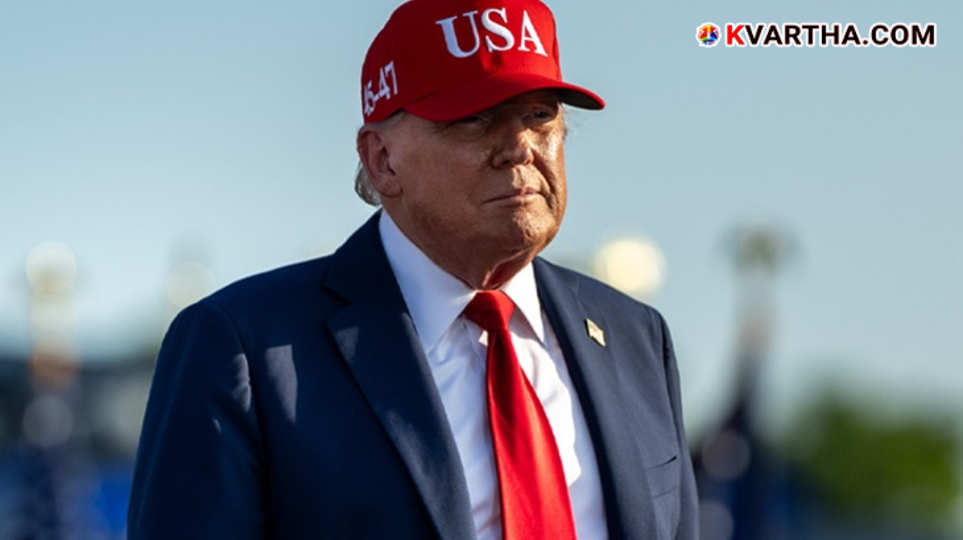 President Donald Trump discussing foreign policy at the White House