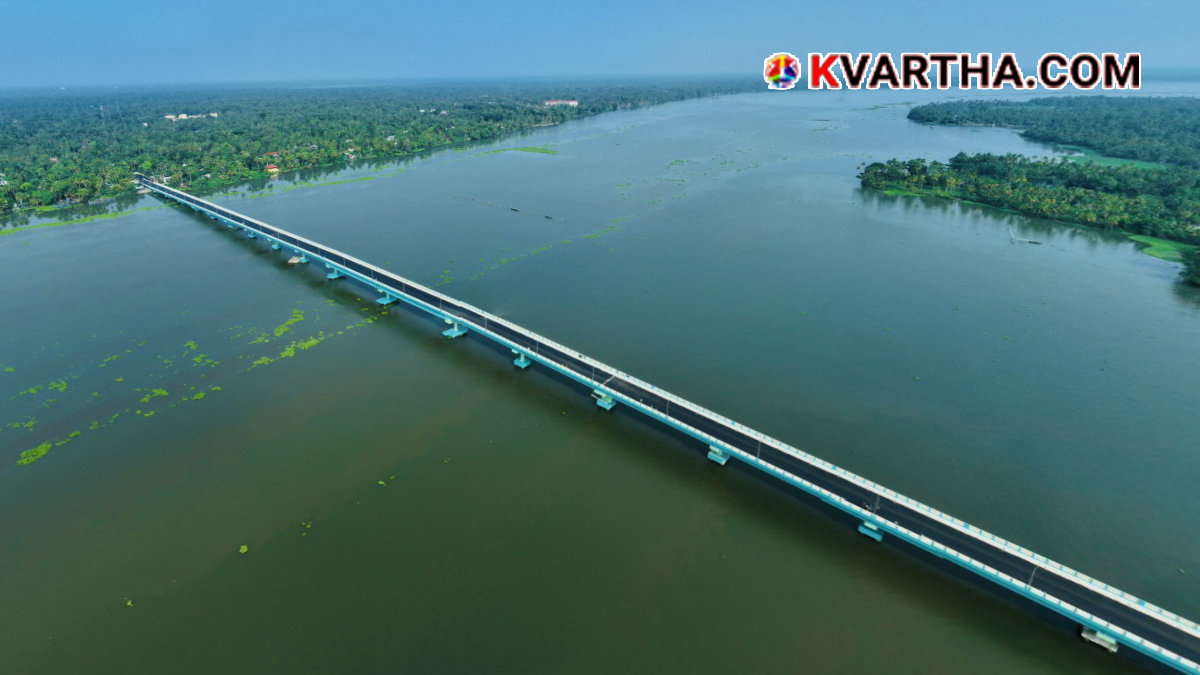 Image reflecting the political history behind the Makekkadavu-Nerekadavu bridge