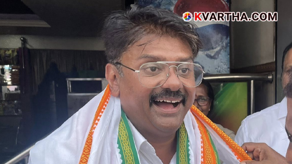 Newly appointed Chief Whip Apu John Joseph attending an official party briefing in Thodupuzha.