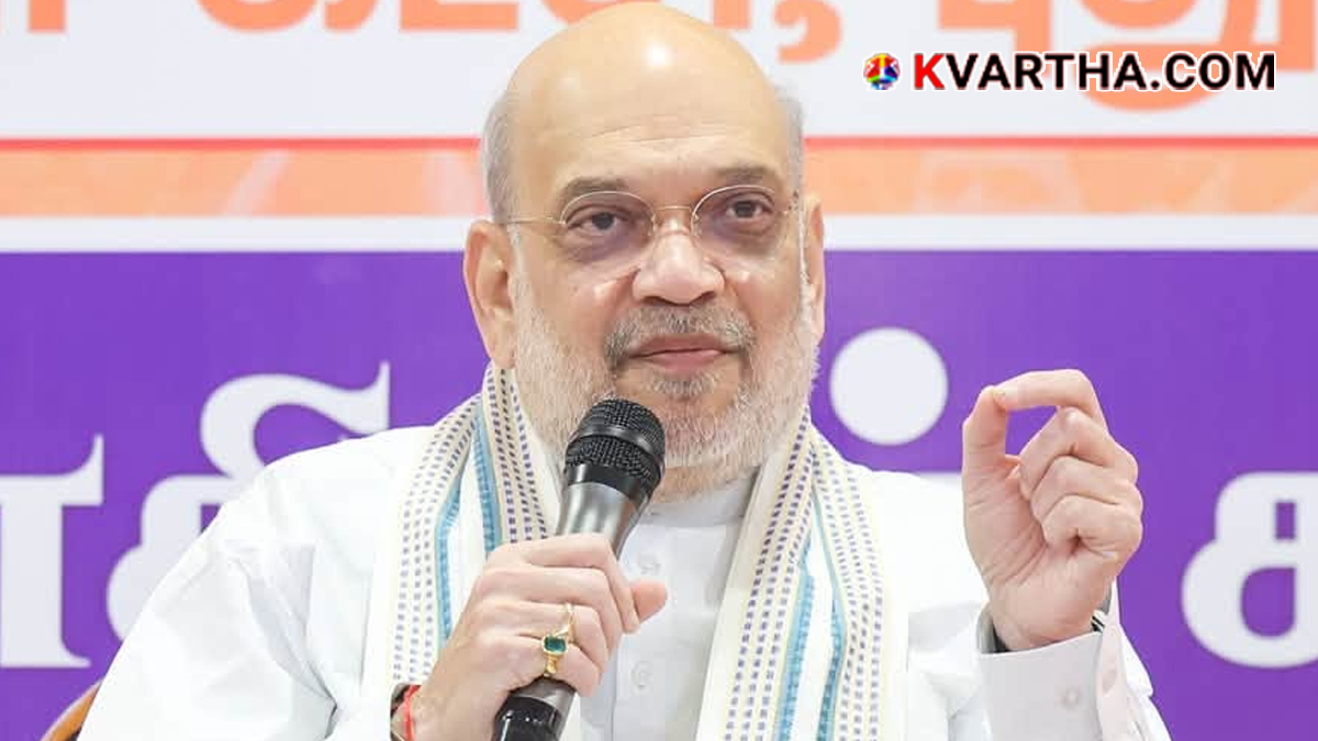 Representational image of Union Home Minister Amit Shah addressing a public gathering