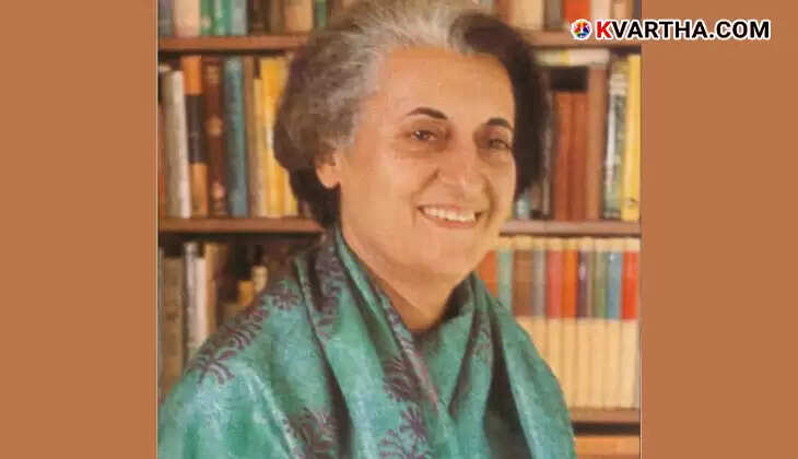 Portrait of former Indian Prime Minister Indira Gandhi.