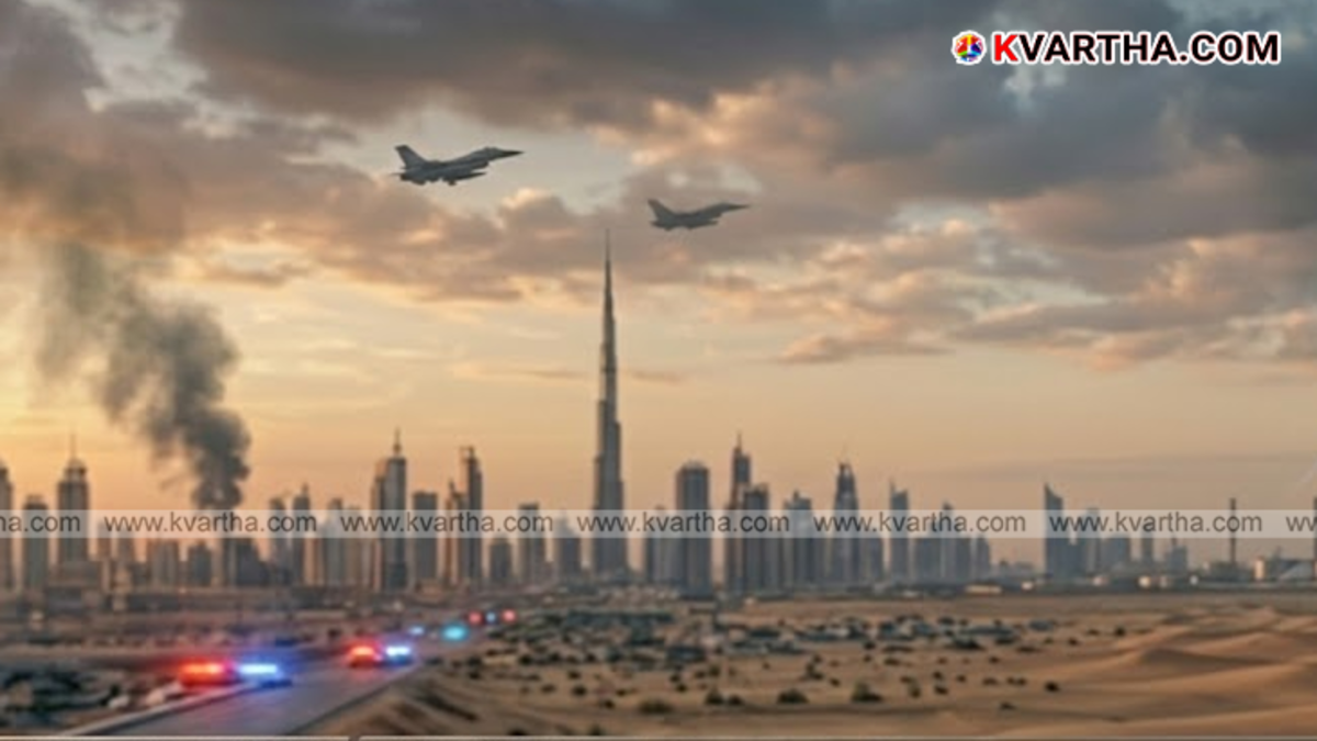 US F-15E fighter jet crash site in Kuwait desert