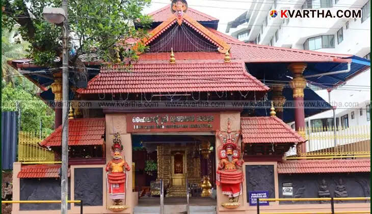 CCTV footage of theft at Sree Muthappan Madappura temple in Kannur showing the suspected thief.