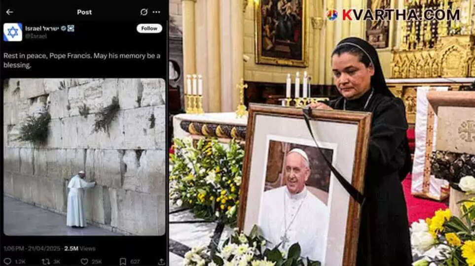 Screenshot of the original Israeli condolence post on social media and funeral