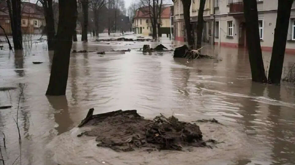 Central Europe Floods Damage
