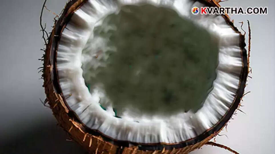 Image showing a coconut piece, symbolizing the tragic poisoning incident