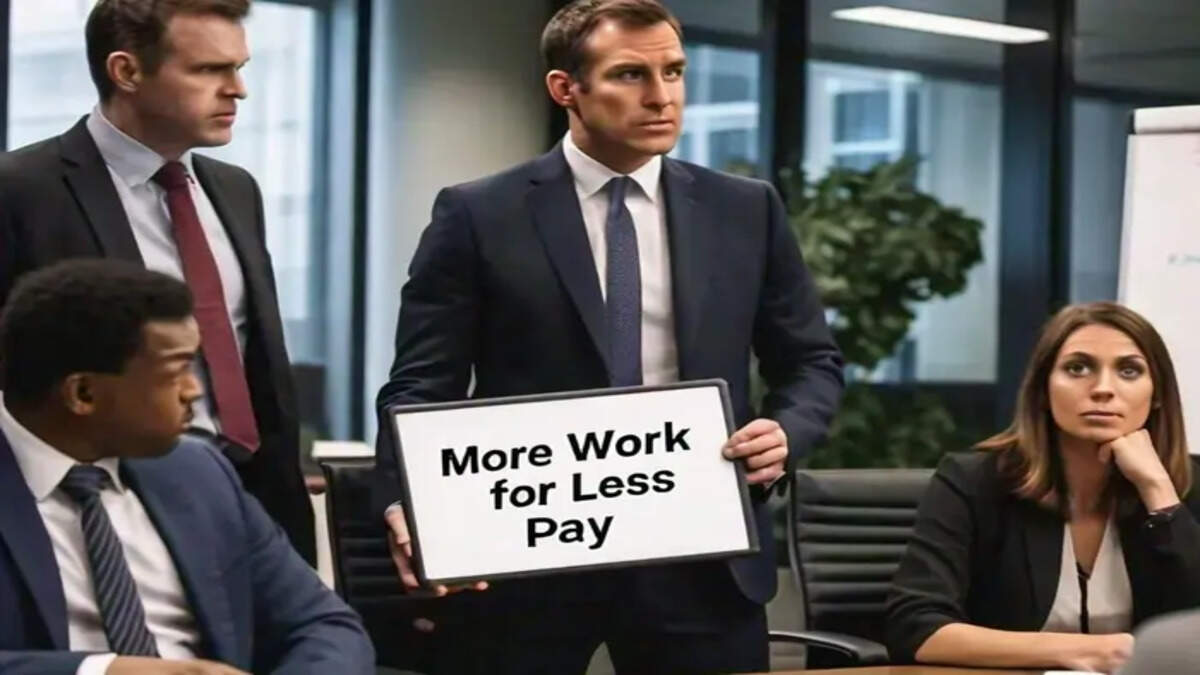 more work for less pay 
