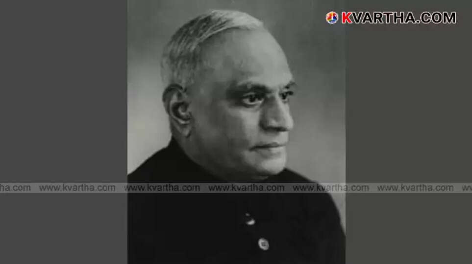 Formal portrait of V.V. Giri, former President of India.
