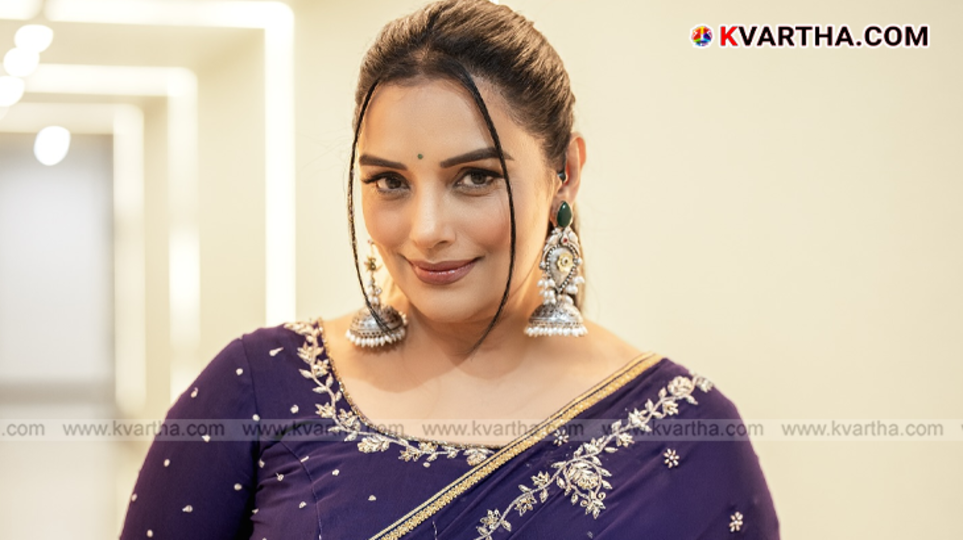 Shweta Menon, the new president of AMMA, the Malayalam film association.