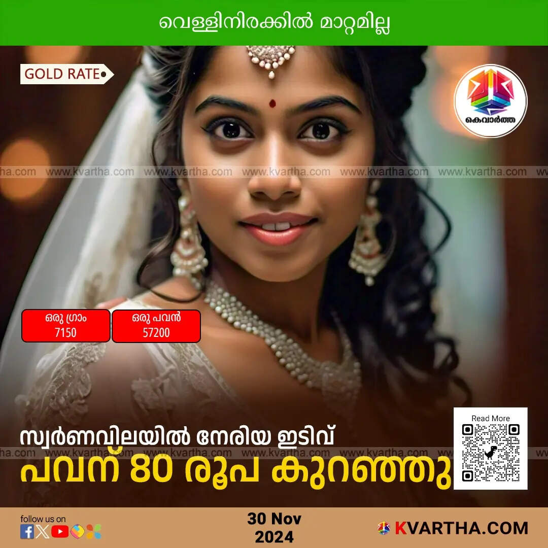 gold price november 30 kerala