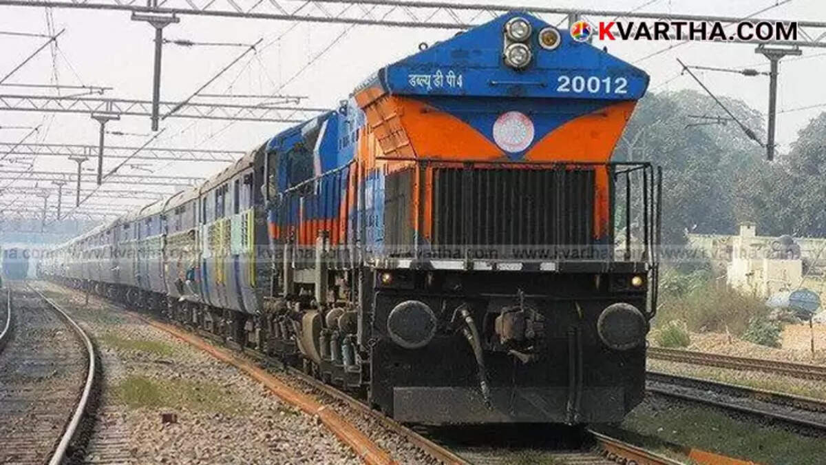 Kozhikode Railway Station platform with trains, representing the new unreserved express special services.