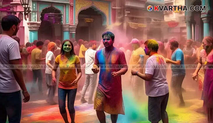 Holi celebrations in India, colors, festival, traditional celebrations