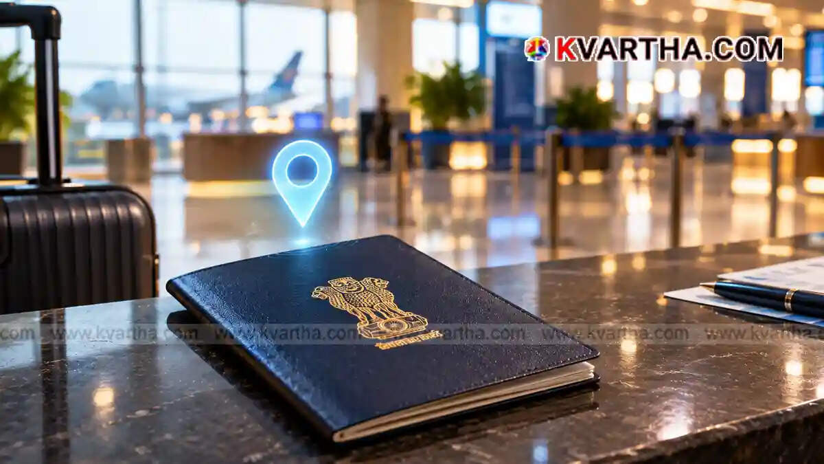 Representative image of an Indian passport