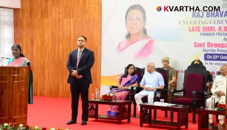 President Draupadi Murmu Unveils Former President K.R. Narayanan's Statue at Raj Bhavan