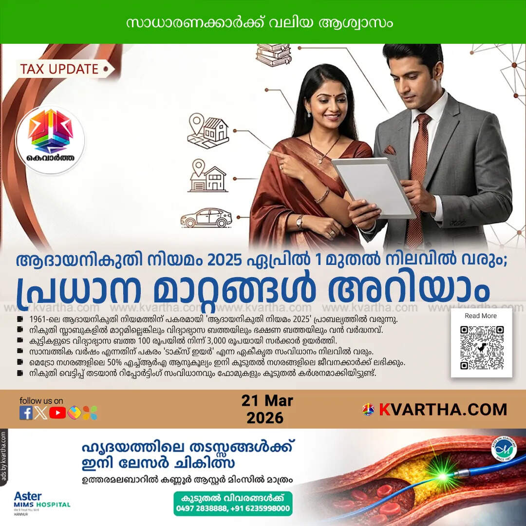new income tax act 2025 changes april 1 india