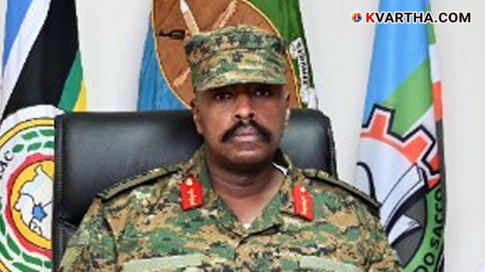 A picture of Ugandan army chief General Muhusi Kinerugaba.