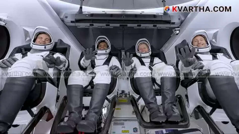 Indian Air Force Group Captain Shubhanshu Shukla Begins Return Journey from ISS, Grace Capsule Undocks