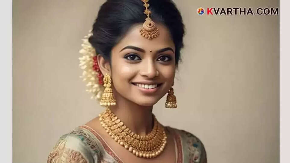 Bride Representing Gold Prices Dip in Kerala