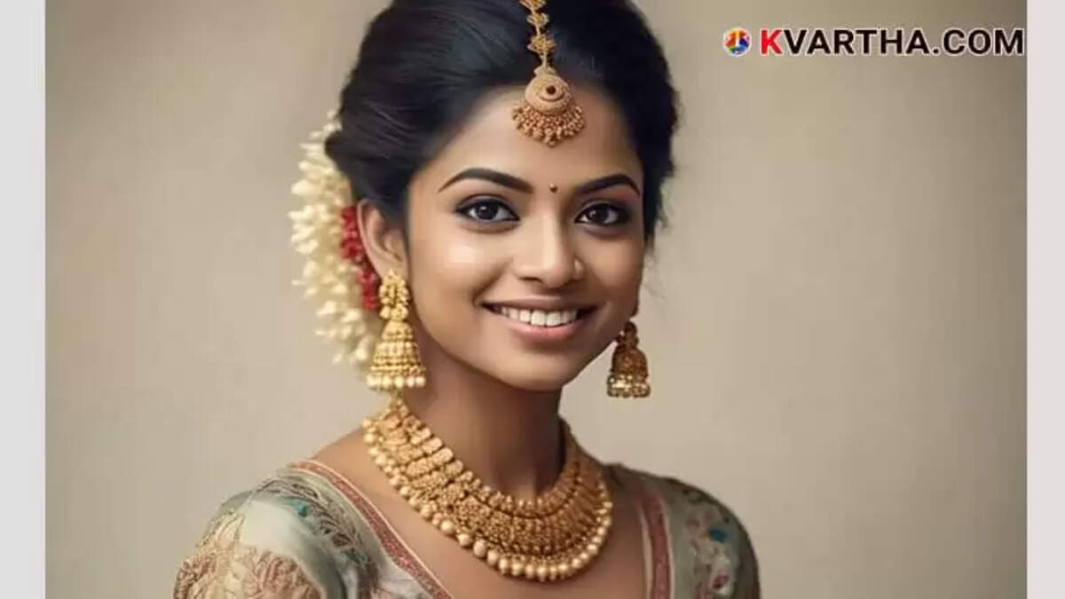 Bride Representing Gold Prices Dip in Kerala
