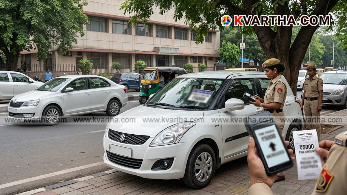 Conceptual image representing two-wheelers on Bengaluru footpaths