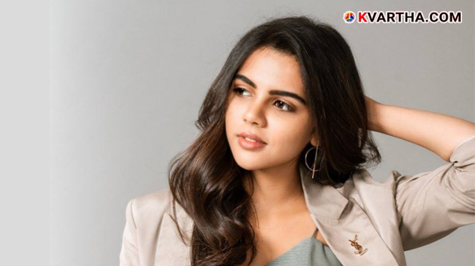 A portrait of actress Kalyani Priyadarshan.