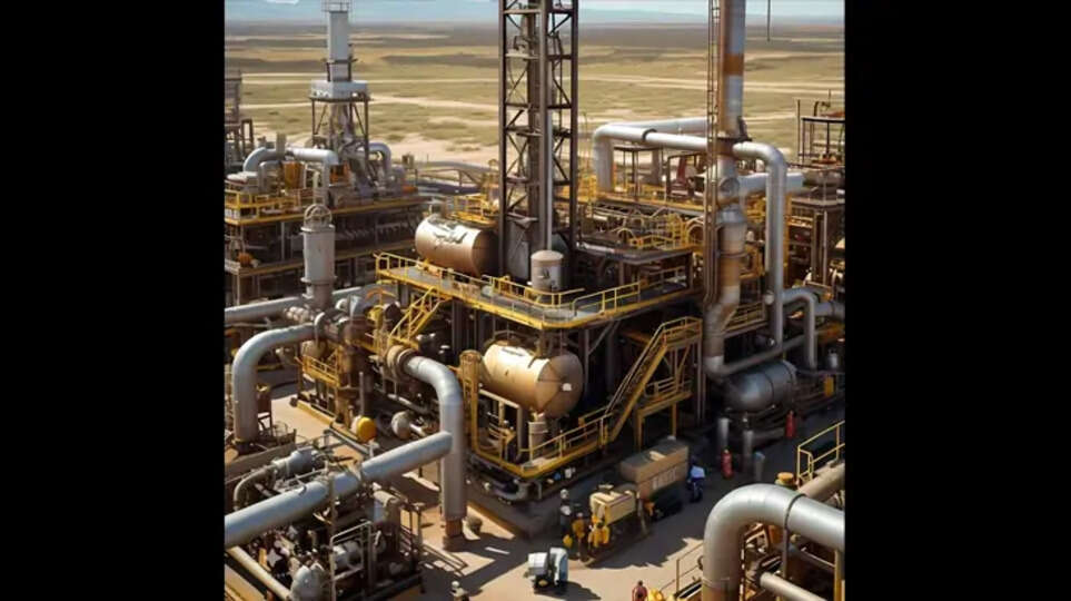 An image of a large oil storage tank.