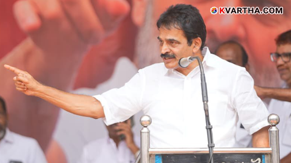 A symbolic picture featuring Chief Minister Pinarayi Vijayan and AICC General Secretary KC Venugopal.