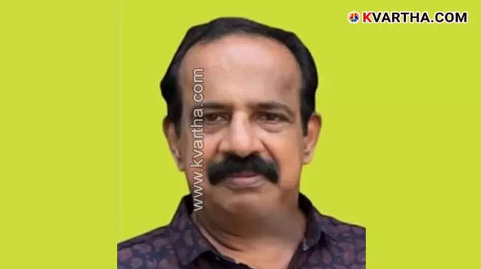 Accident site in Pilaathara where former KSFE manager was hit by a car