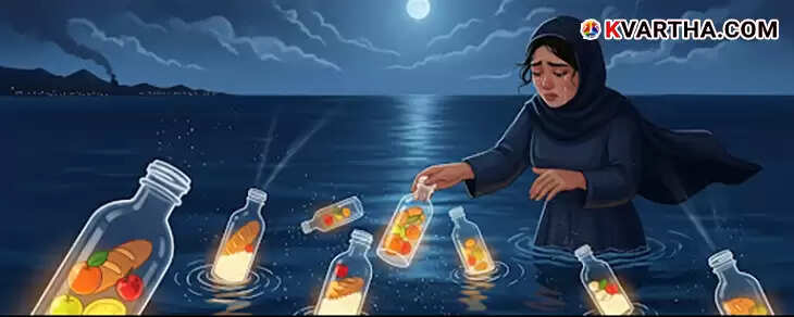 bottles of love gaza egyptian woman hope