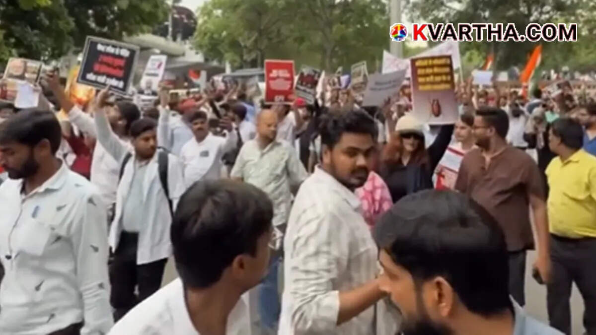  Conceptual image representing student protests at Jantar Mantar
