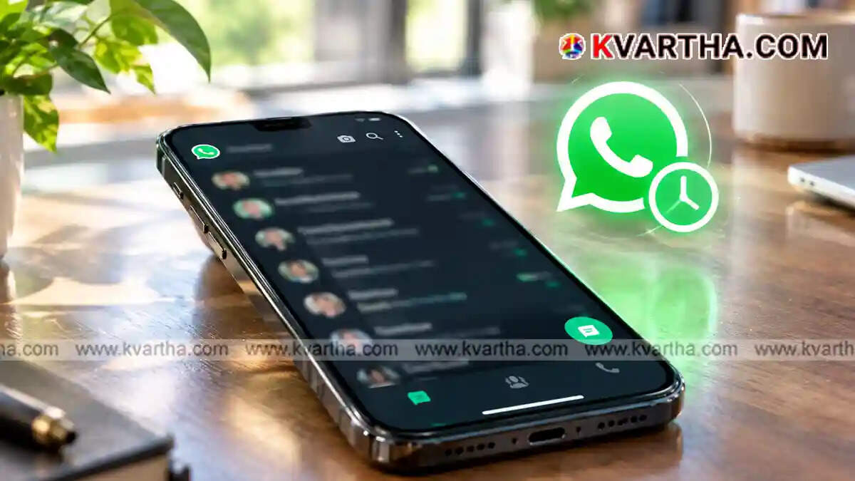 Representative image of the WhatsApp scheduled message feature