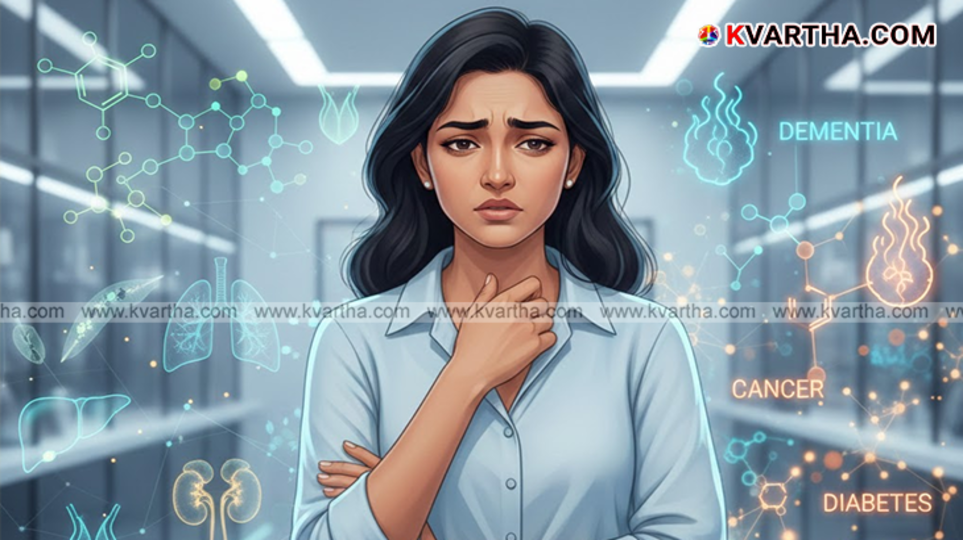 Man smelling air to detect disease