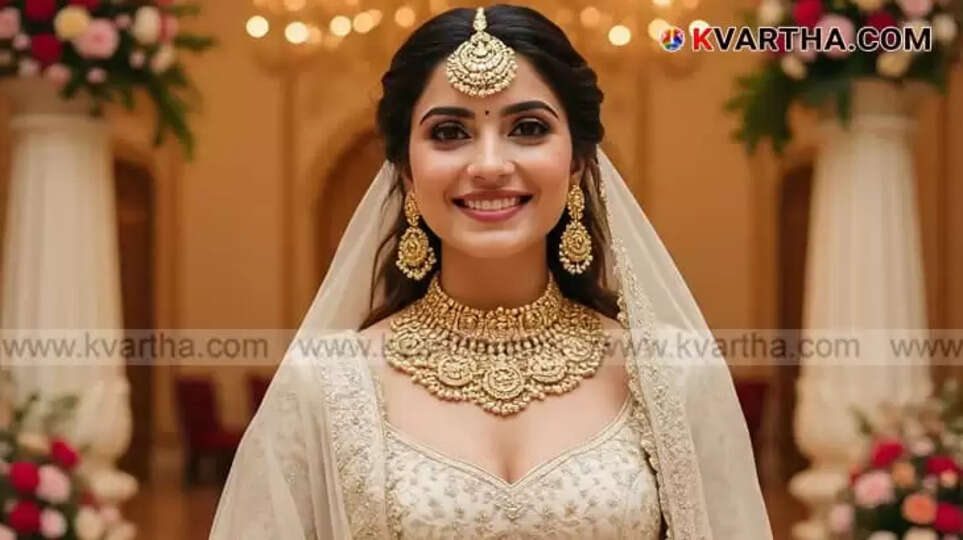 Bride Representing Kerala Gold Price August 07