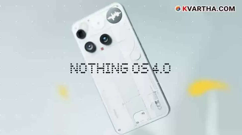 Nothing Phone displaying Nothing OS 4.0.