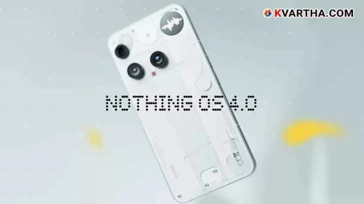 Nothing Phone displaying Nothing OS 4.0.