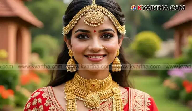Bride Representing Kerala Gold Price July 28