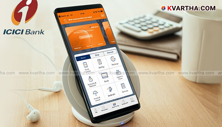 A photo of the ICICI Bank logo with a description of the new minimum balance rules.