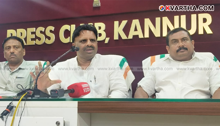 Nizamuddin, the managing director of Nizami International, speaking at a press conference in Kannur.