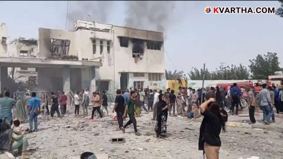 Destruction of a girls school in Minab Iran after missile strike
