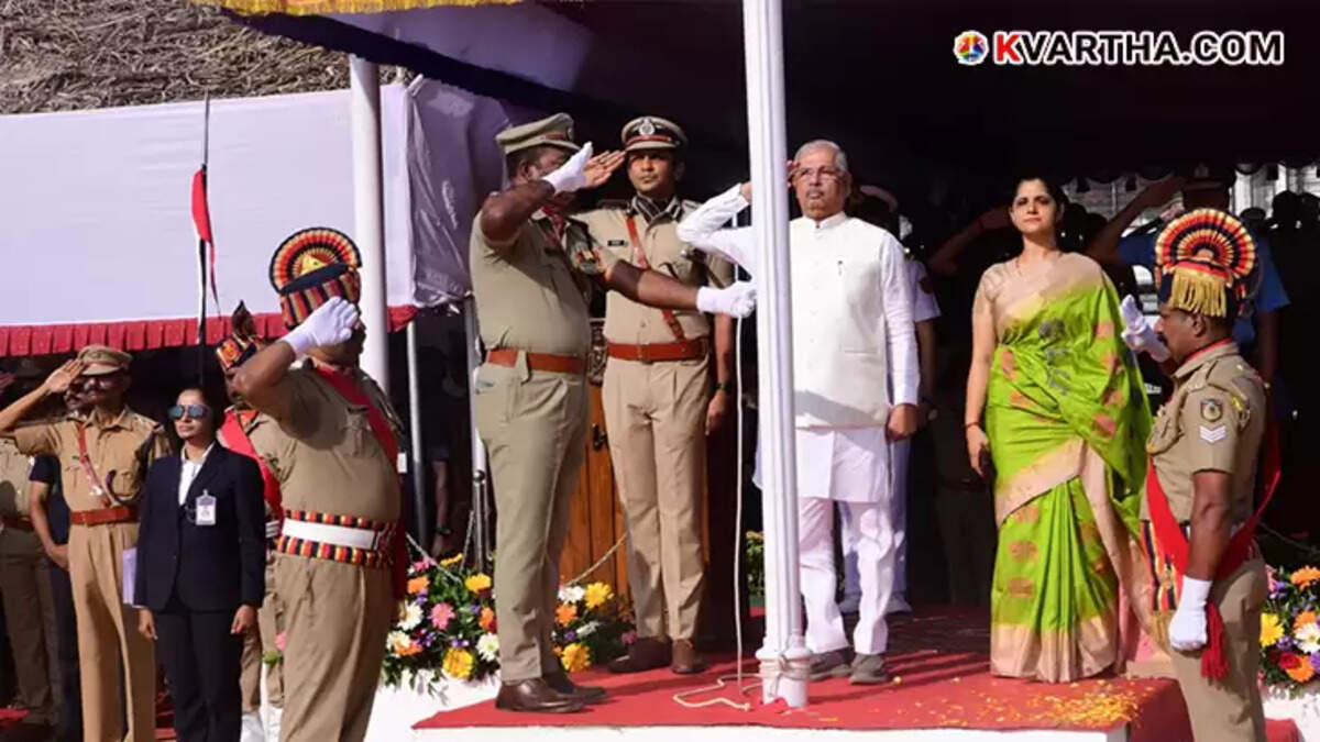 City Police Commissioner Thomson Jose fainted during the Republic Day parade.