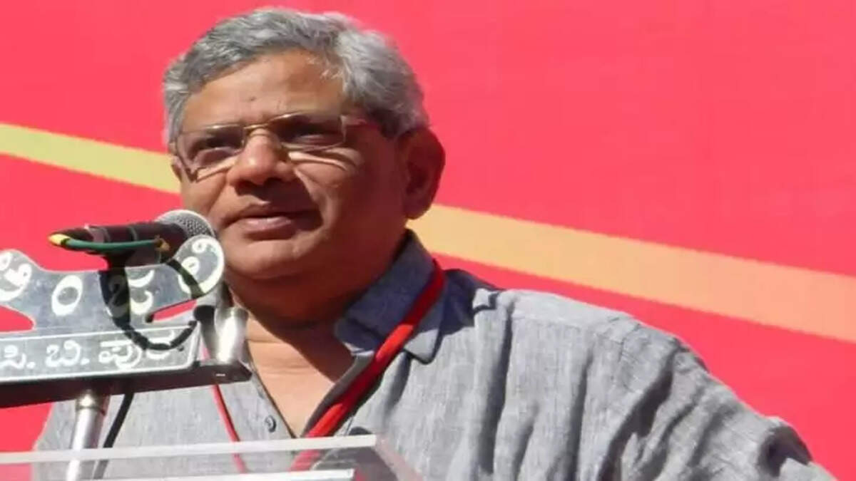 CPM Leader Sitaram Yechury On Respiratory Support At AIIMS Delhi