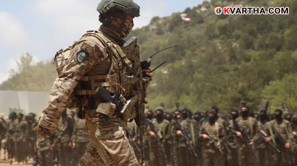 A symbolic scene indicating military actions following the US seizure of an Iranian cargo ship in the Gulf of Oman.