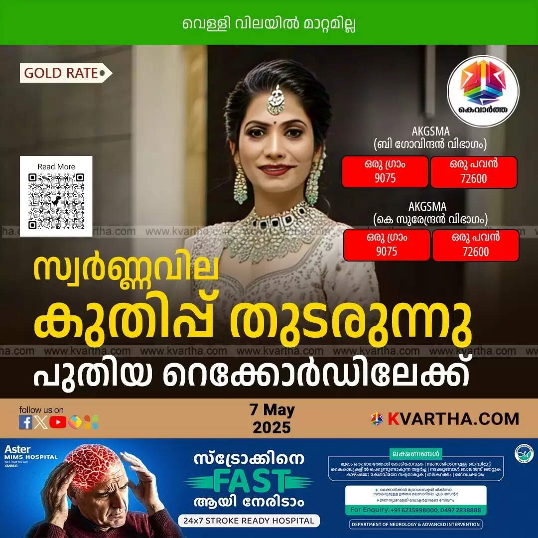 gold price hike kerala third day