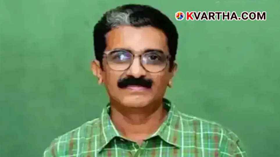 Image of the late Naveen Babu, former ADM of Kannur.