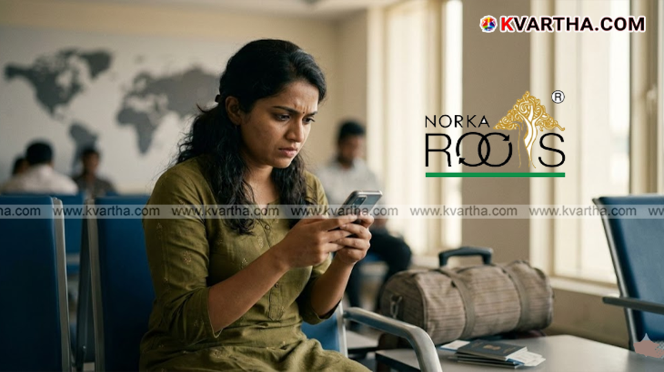 A graphic showing NORKA Roots logo and emergency contact numbers for expats.