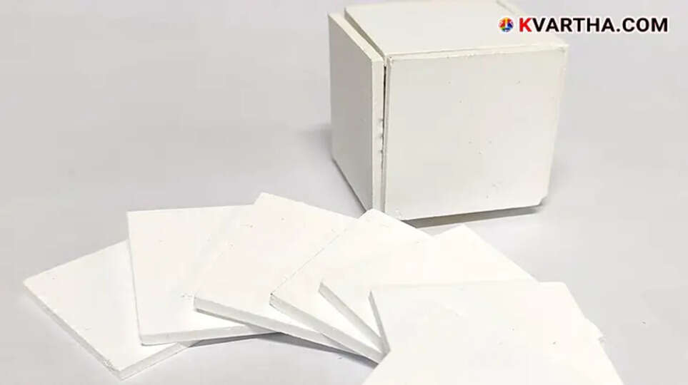 A plastic sheet representing passive cooling technology.