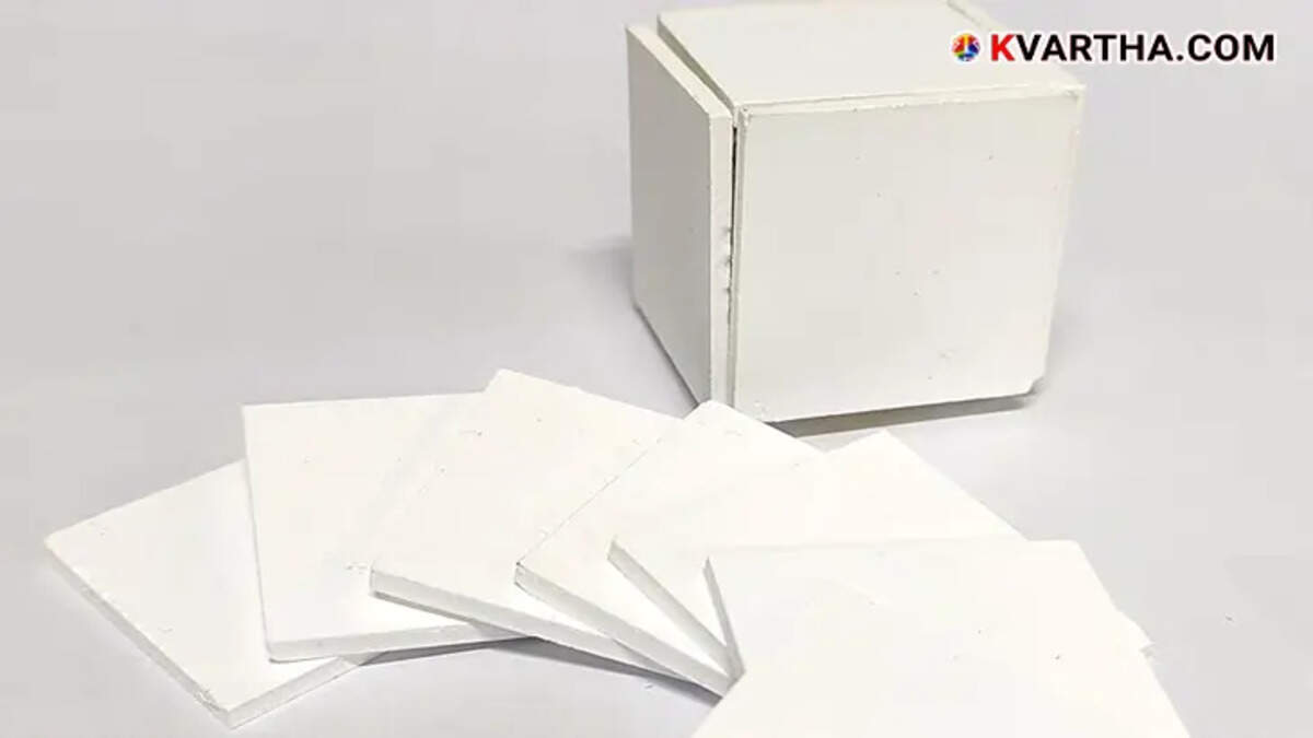 A plastic sheet representing passive cooling technology.
