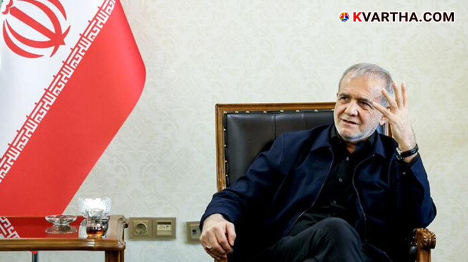 A symbolic scene depicting Iranian President Masoud Peshmerga's statement and the security arrangements made for the talks in Islamabad.